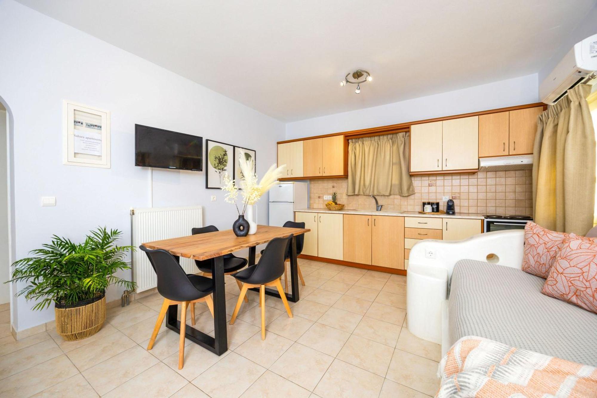 Sahara Beach Apartments - Kastraki Kastraki  ภายนอก รูปภาพ