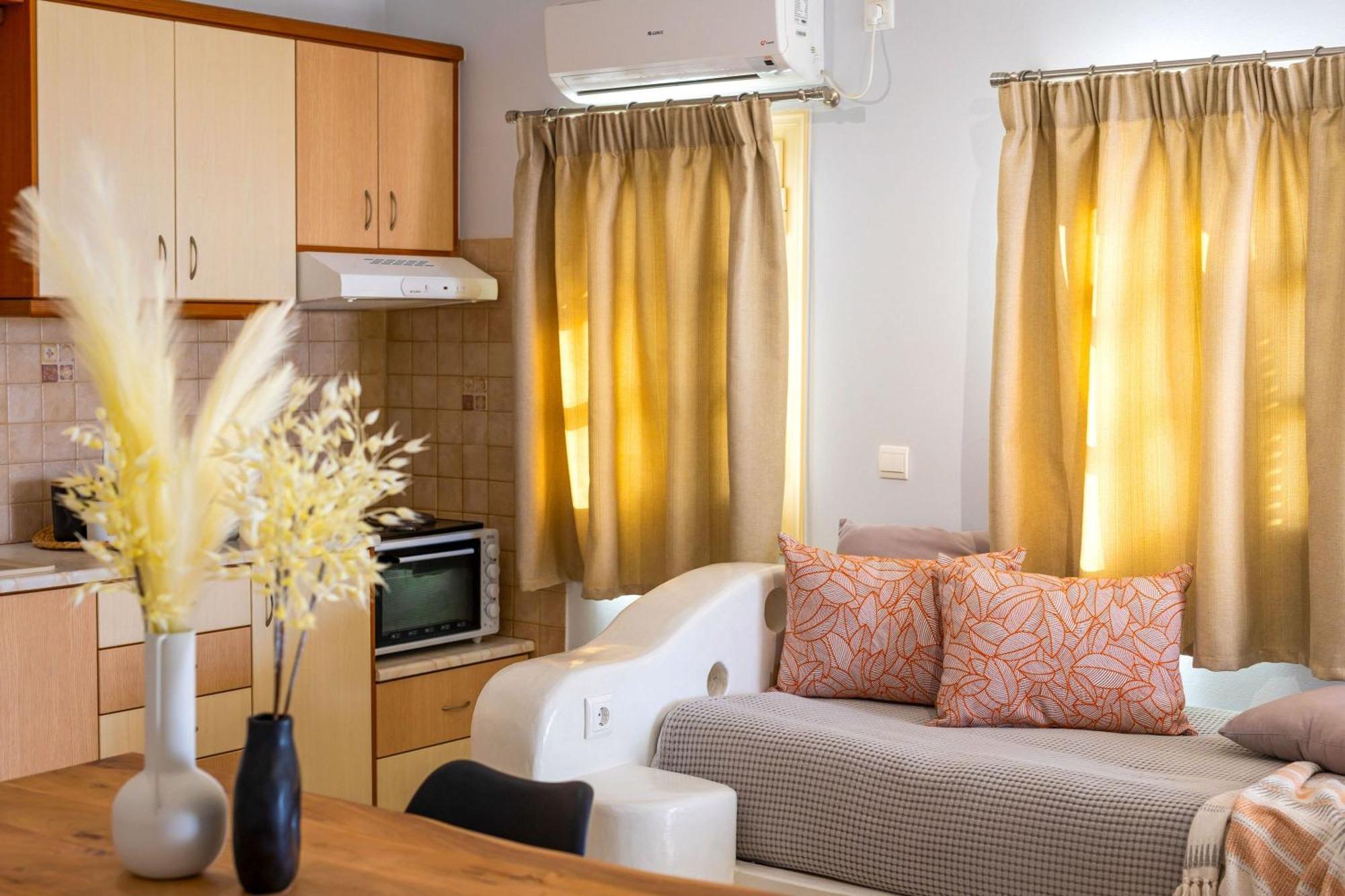 Sahara Beach Apartments - Kastraki Kastraki  ภายนอก รูปภาพ