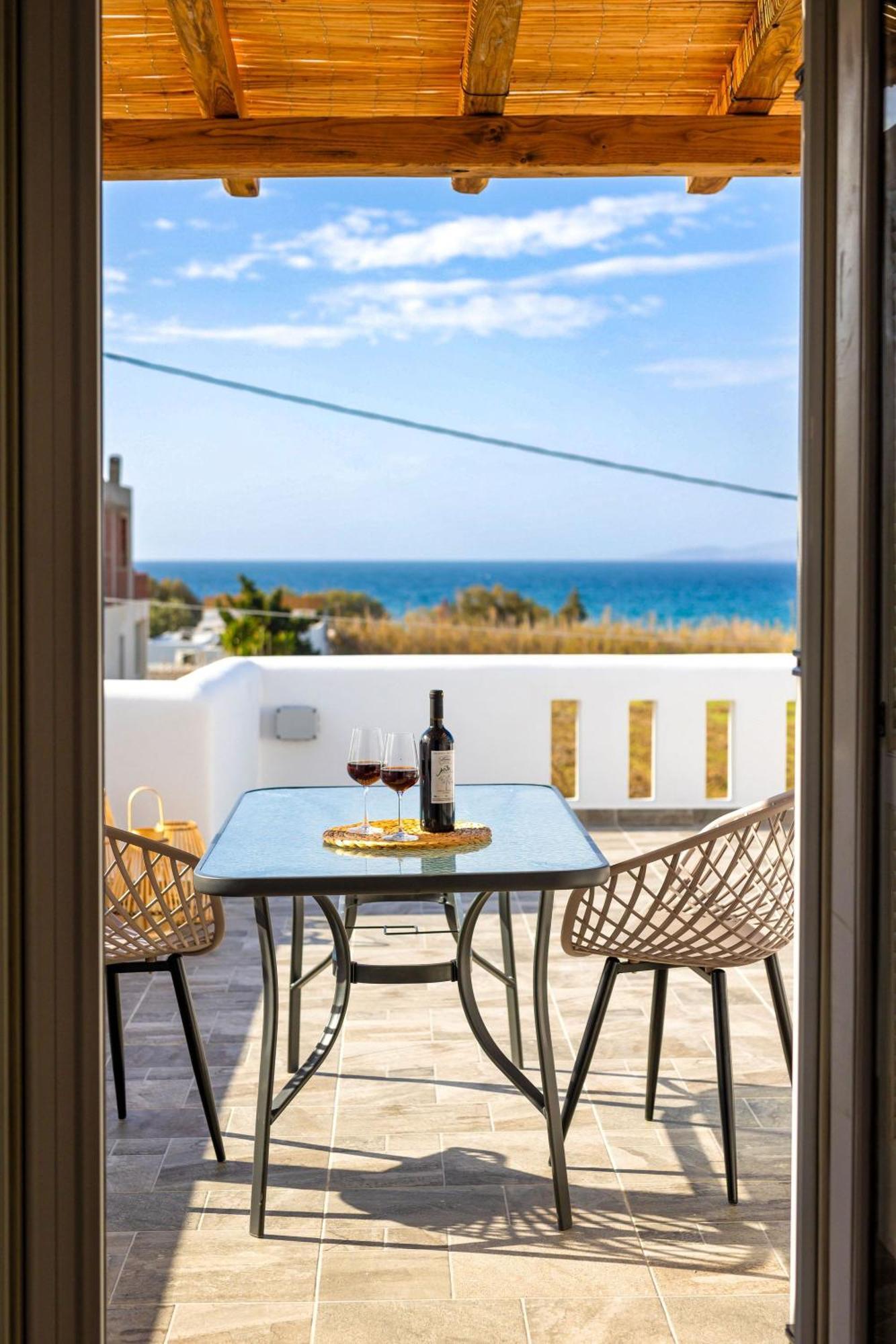Sahara Beach Apartments - Kastraki Kastraki  ภายนอก รูปภาพ